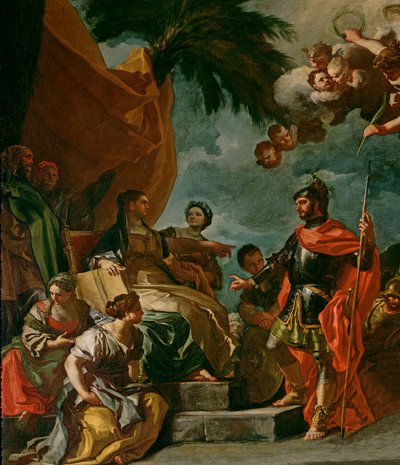 Barak und Deborah (Detail) von Francesco Solimena